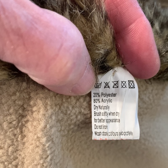 Faux Raccoon Throw. 72” x 98”. NWT  Absolutely Gorgeous! - Picture 6 of 6